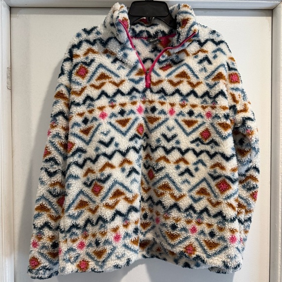 Eddie Bauer 1/2 Zip Sherpa Pullover - Picture 1 of 5